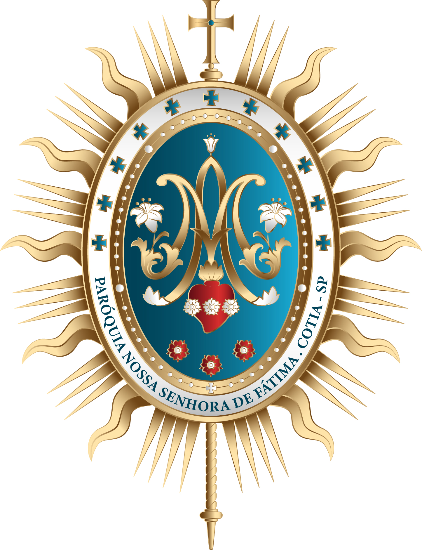 Logo da Paróquia Nossa Senhora de Fátima